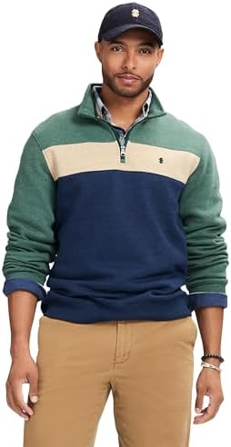 ハイネックボリュームスリーブブルゾン　seyto セイト　サイズ1 Amazon.com: Izod Men's Luxury Classics Quarter Zip Sweater, Black